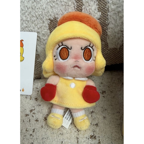Angry Molly Angry Energy Plush Pendant Blind Box Series: Yellow Fire (Secret, 1/36)