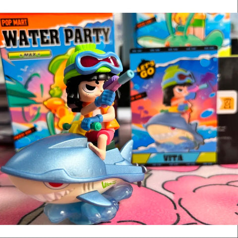 Pop Mart PopCar Water Party Series Whole Set Opened