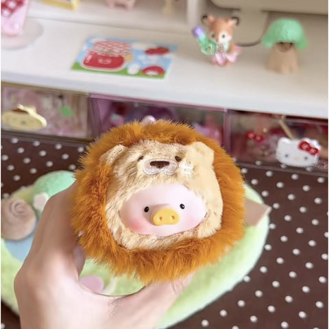 LuLu the Piggy Animal Party Series 2 Stick Together Plush Blind Box Series: Lion (Secret, 3/96)