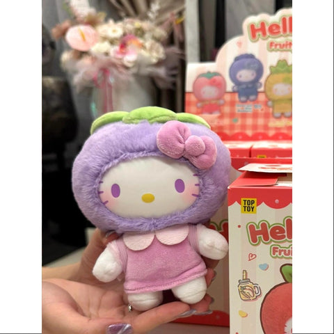 Hello Kitty Fruity Paradise Vinyl Plush Pendant Series Mangosteen