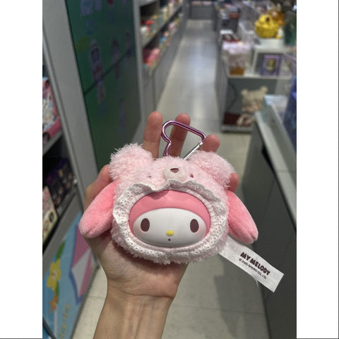 My Melody Sanrio Characters Fluffy Teddy Bear Plush Pendant Series My Melody