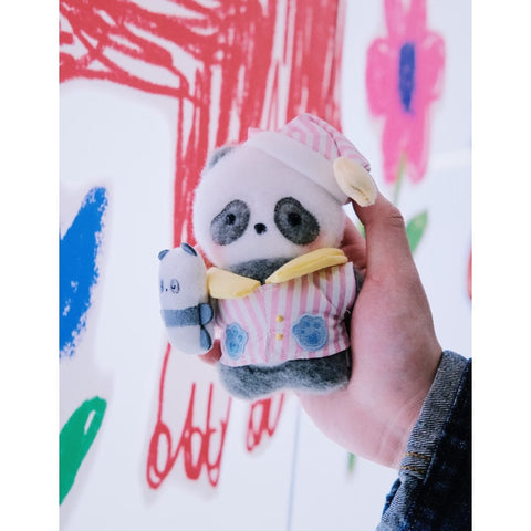 Panda Roll Happy Weekend Plush Pendant Blind Box Series: Whole Set (Opened Box)