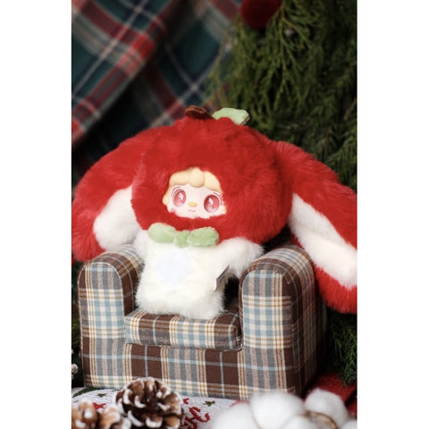 Yooki Jingle Bells Plush Pendant Series: Apple Rabbit (Confirmed Style) | TOYSEZ Data