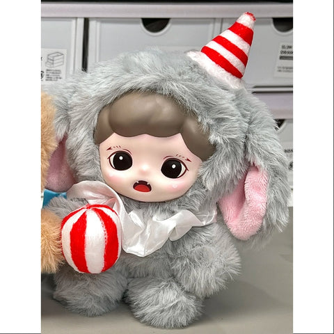 Baby Zoraa Fluffy Cabin Series Vinyl Plush Joy Elephant