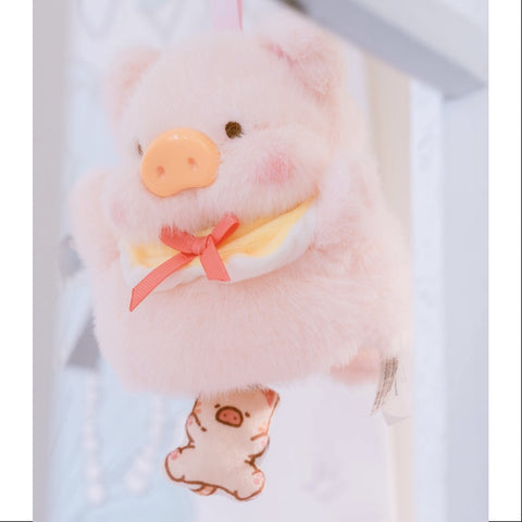 LuLu the Piggy Come & Play Plush Keychain Series Hide and Seek