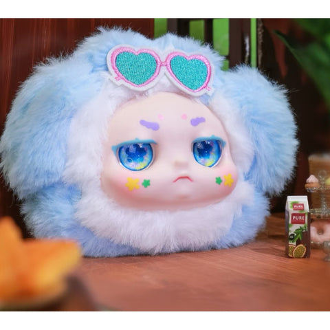 Kimmon The Story of Flower Island Plush Series: Bubble Blue Spirit (Confirmed Style)