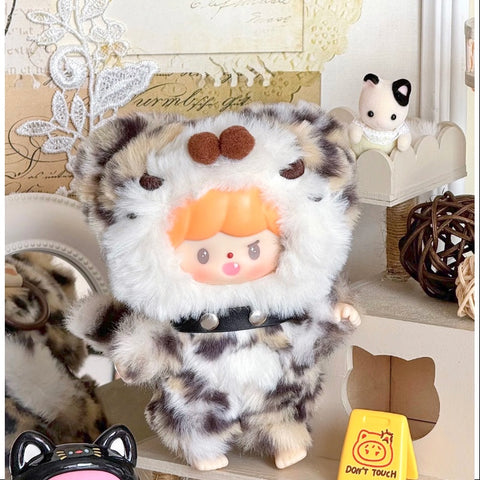 zZoton My little cat Series Vinyl Plush Doll Cool Leopard Cat zZoton