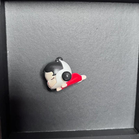 Skullpanda Pop Bean Classic Lying Down Series: Skullpanda Black (Confirmed Style)