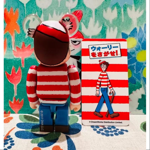 Bearbrick Series 35 PATTERN Wally Waldo 100%