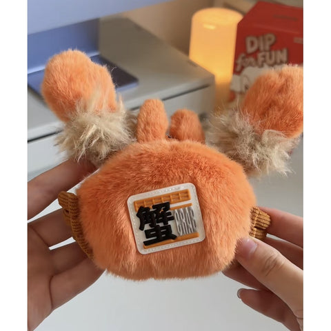 Labubu Dip For Fun Plush Pendant Blind Box Series: Crabsolutely Welcome (Confirmed Style)