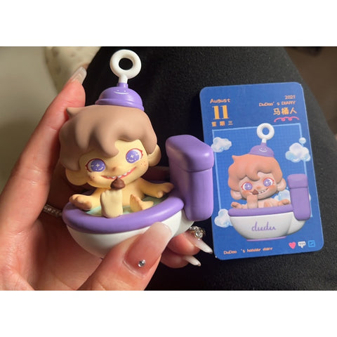 Dudoo Holiday Diary Blind Box Series: Closetool (Confirmed Style)