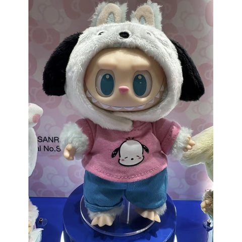 Labubu The Monsters Hello Kitty and Friends Vinyl Plush Pendant Blind Box Series: Pochacco (Confirmed Style)