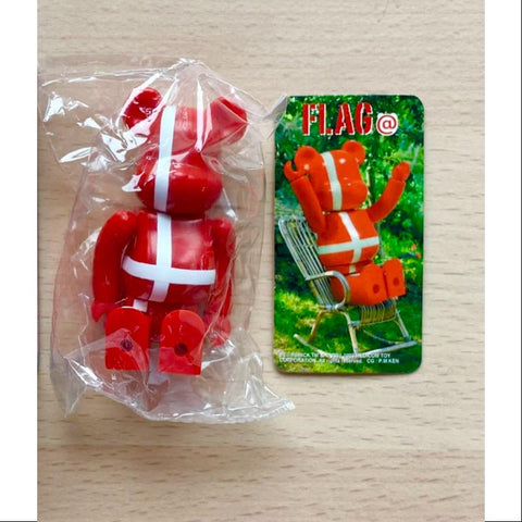 Bearbrick Series 6 FLAG Denmark 100%