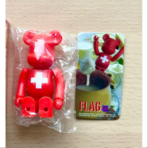 Bearbrick Series 8 FLAG Switzerland 100%