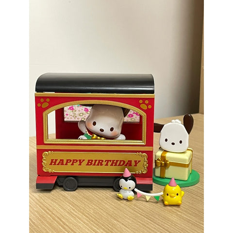 Sanrio Pochacco Vintage Time Train Series Secret Birthday Party