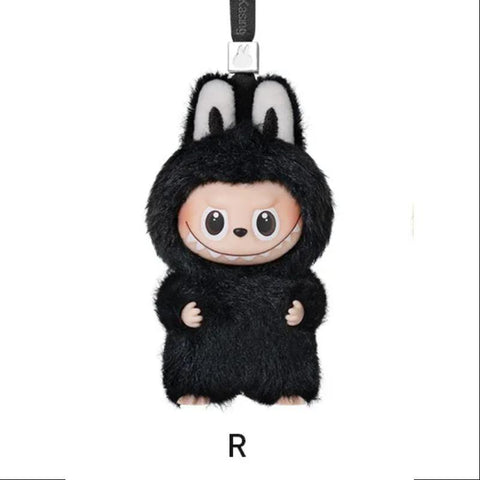 Black R Labubu Labubu Pin for Love Vinyl Plush Pendant Series R (Black) – TOYSEZ