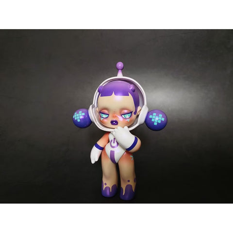 Skullpanda Baby Cyber Purple Limited Figurine