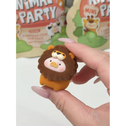 LuLu the Piggy Animal Party Mini Blind Bag Series: Lion (Secret, 1/80)