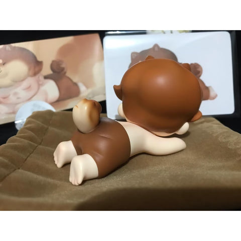 DIMOO Lay Down Shiba Inu Limited Figure