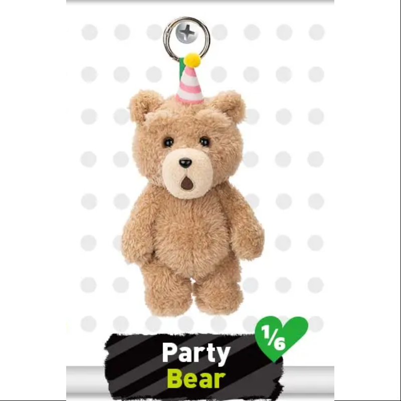 Ted2 Teddy Bear Action Plush Pendant Series Party Bear