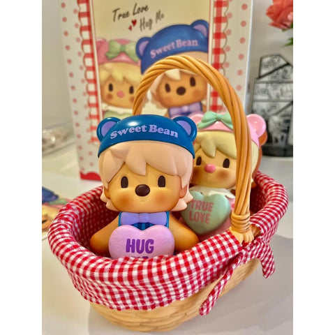 Sweet Bean Cookie Basket Figurine