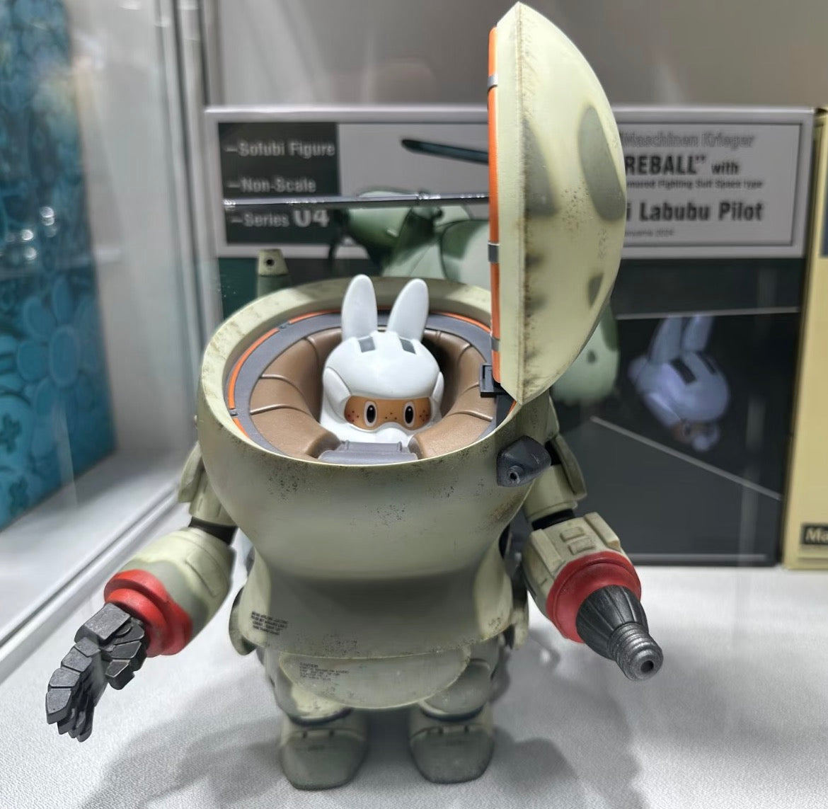 Labubu The Monsters Fireball With Mini Labubu Pilot Ver.4.0 2024