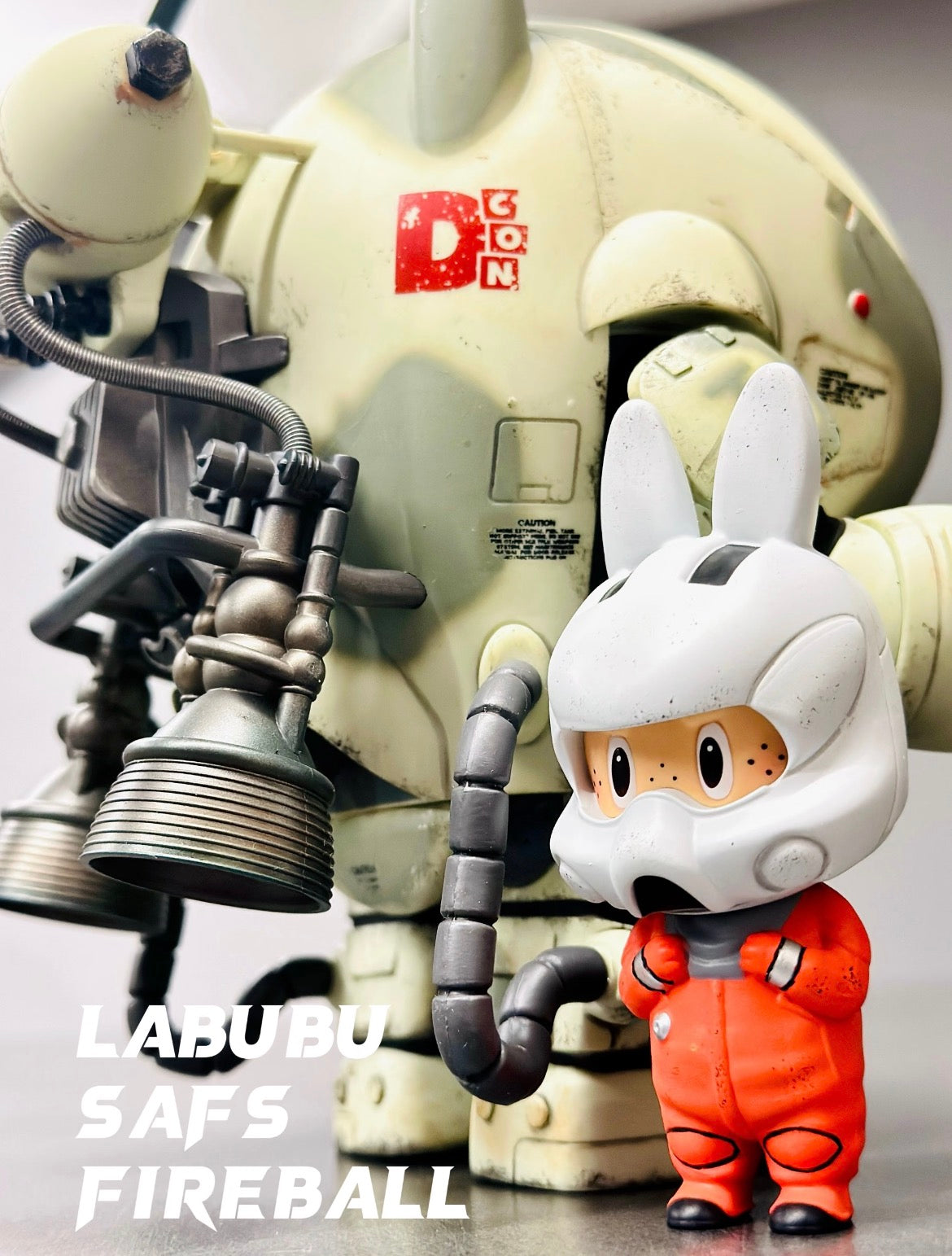 Labubu The Monsters Fireball With Mini Labubu Pilot Ver.4.5 2024