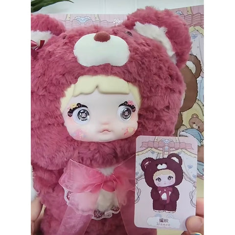 Nommi Good Night,Bear 400% Vinyl Plush Doll Series Weave