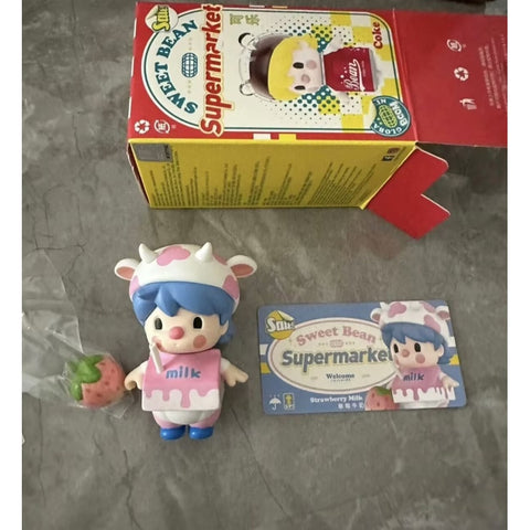 Sweet Bean Supermarket Series Strawberry Milk
