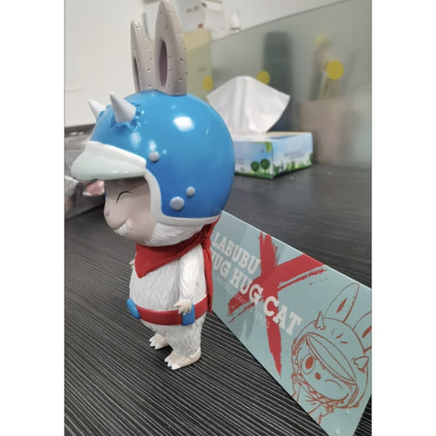 Labubu The Monsters Hug Hug Cat Blue 2020 Limited Edition
