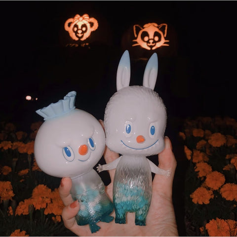 Labubu The Monsters Snowman Collection Labubu and Spooky Set 2019 Limited Edition