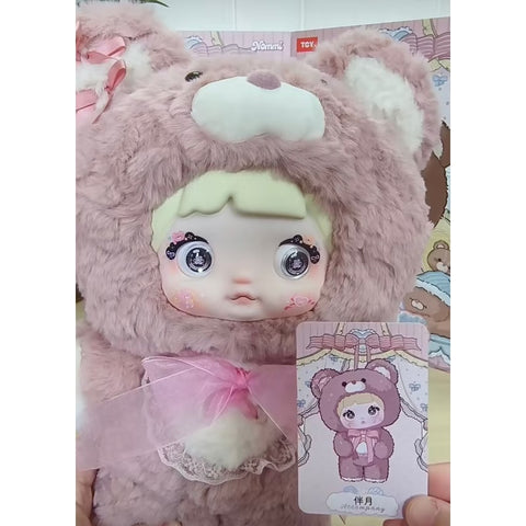 Nommi Good Night,Bear 400% Vinyl Plush Doll Series Accompany