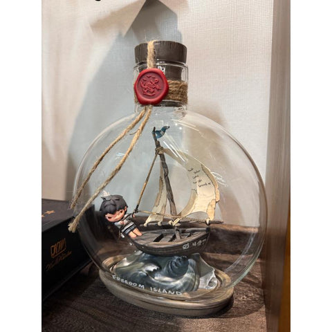 Hirono Freedom Island Drift Bottle Ornament 2025 Limited Edition