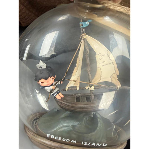 Hirono Freedom Island Drift Bottle Ornament 2025 Limited Edition