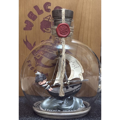 Hirono Freedom Island Drift Bottle Ornament 2025 Limited Edition
