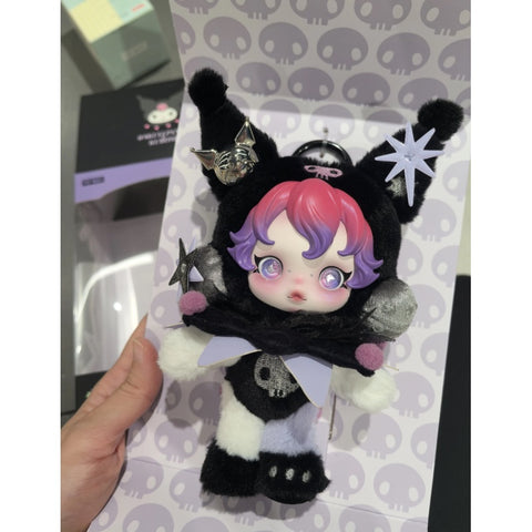 Skullpanda x Kuromi Vinyl Plush Doll Pendant 2025 Limited Edition