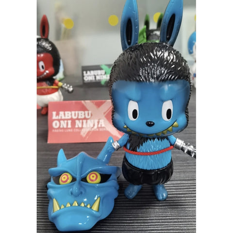 Labubu The Monsters Oni Ninja Blue 2017 Limited Edition