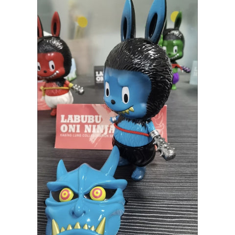 Labubu The Monsters Oni Ninja Blue 2017 Limited Edition