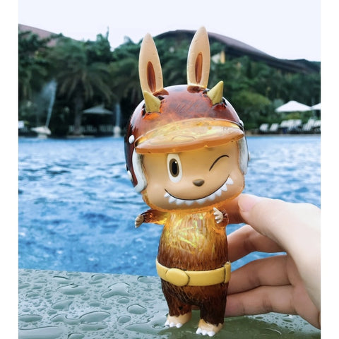 Labubu The Monsters Hug Hug Cat Golden 2017 Limited Edition