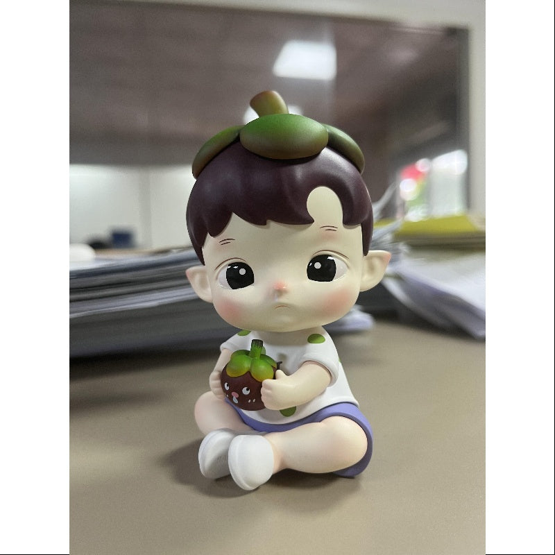 Hacipupu Mangosteen Figurine Art Toy 2023 Singapore Limited