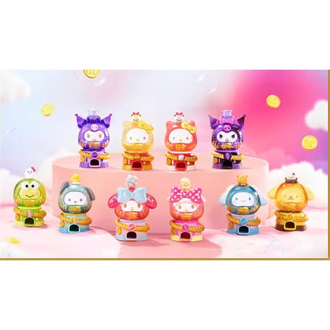 Sanrio Characters Wonderful Damo Gashapon Machine Series Whole Set Brand New With Plastic