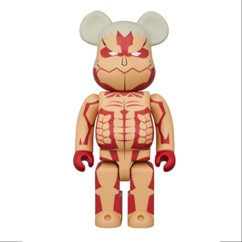 Bearbrick Attack on Titan Armored Titan 400% Be@rbrick 2024 Limited