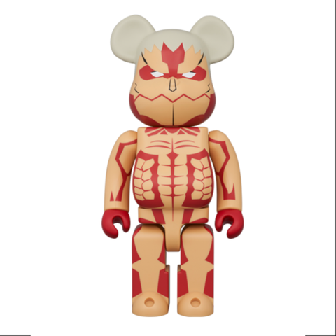 Bearbrick Attack on Titan Armored Titan 400% Be@rbrick 2024 Limited