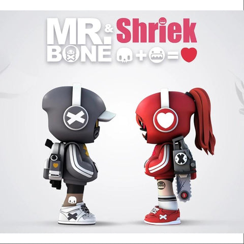 MR.BONE & SHRIEK MERRY ME GIFT BOX SET LIMITED