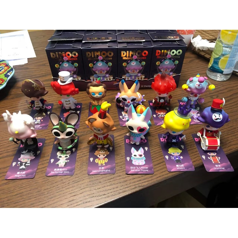 DIMOO Midnight Circus Series Whole Set Opened – TOYSEZ