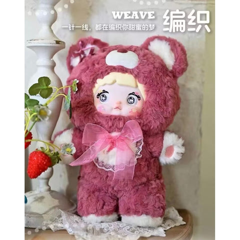 Nommi Good Night,Bear 400% Vinyl Plush Doll Series Weave