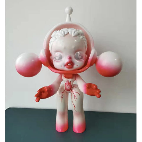 Skullpanda Red Dream Heart Baby Limited Figurine