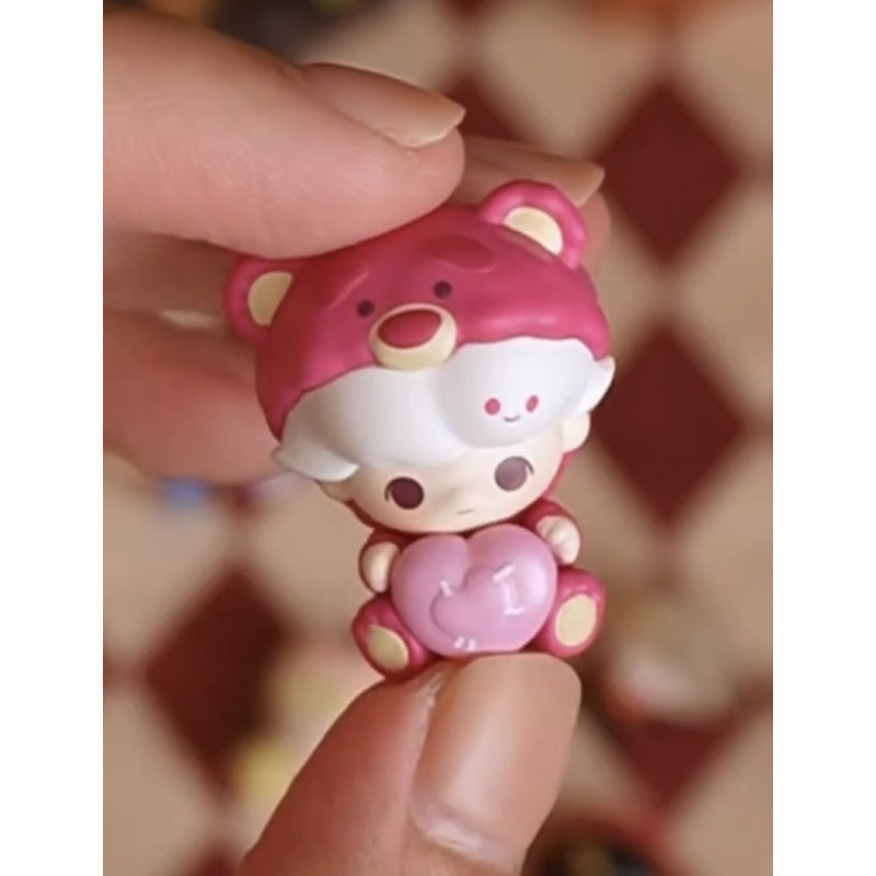DIMOO WORLD × PIXAR Pop Bean Blind Box Series: Dimoo As Lotso (Confirmed Style)