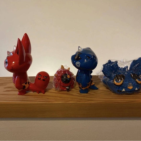 DIMOO Candy Akaoni & Snooks Aohni Limited Figure