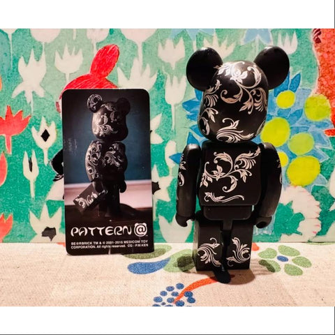 Bearbrick Series 31 PATTERN CHROME FLORAL 100%